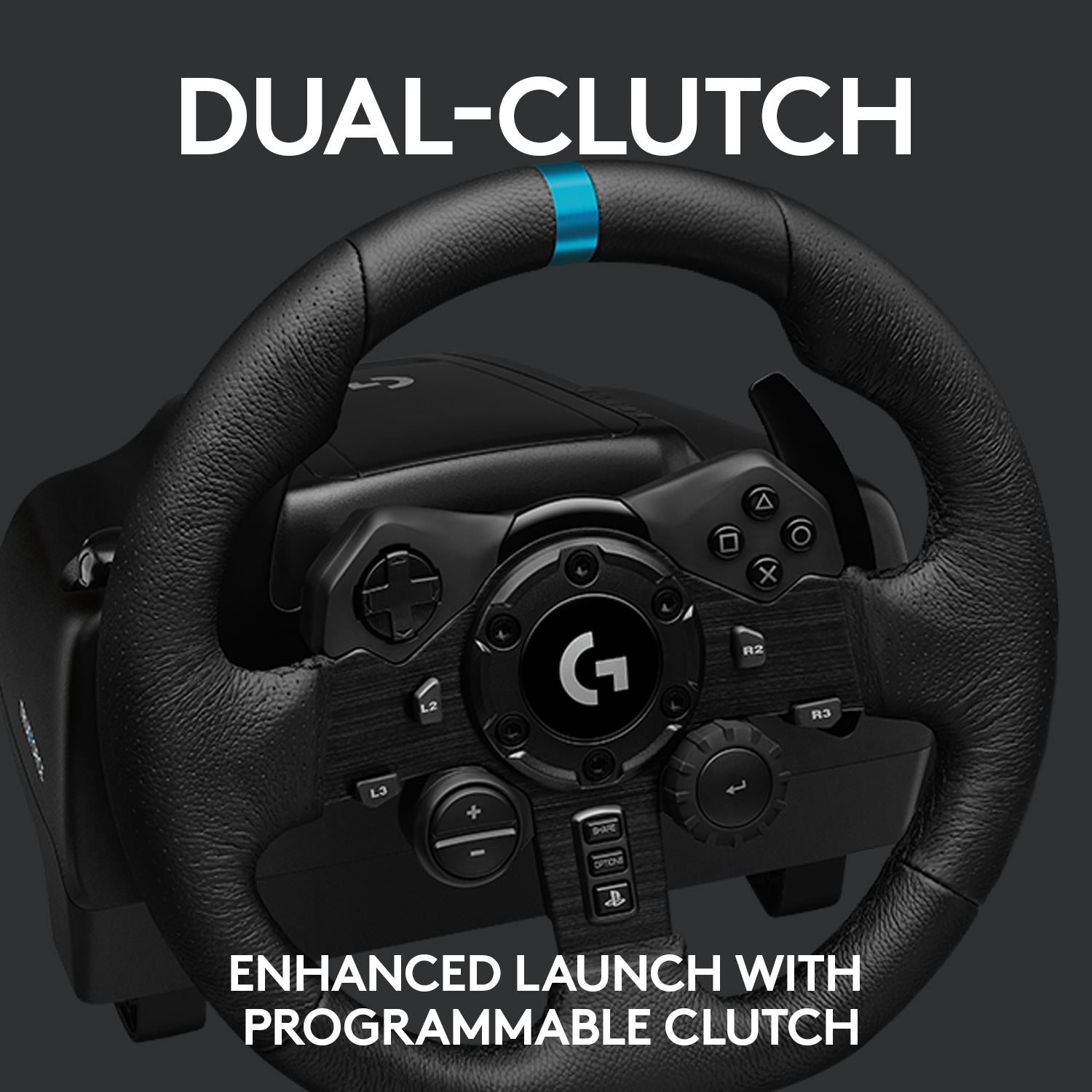 Logitech G923 TRUEFORCE Racing Wheel and Pedals for Playstation & PC