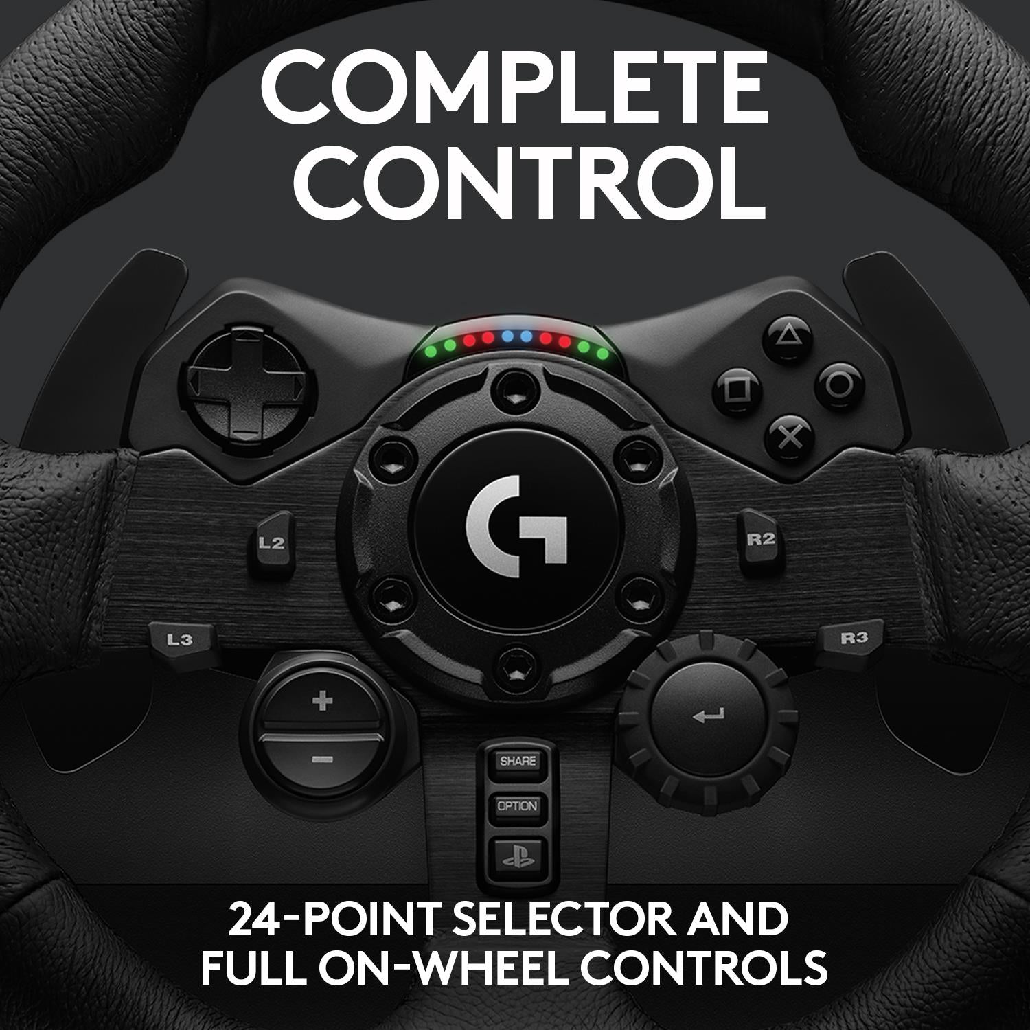 Logitech G923 TRUEFORCE Racing Wheel and Pedals for Playstation & PC