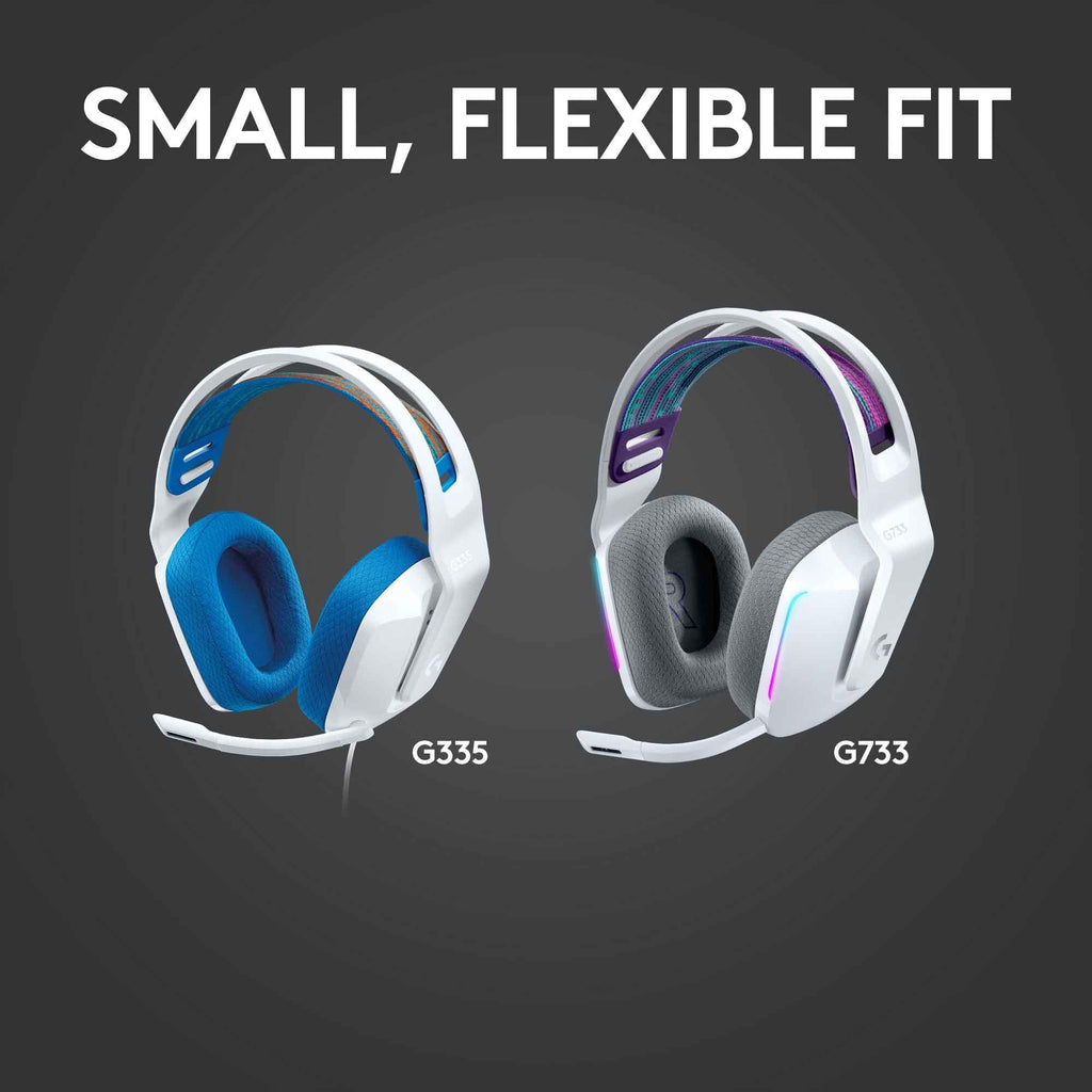 Logitech G335 Wired Gaming Headset (White)