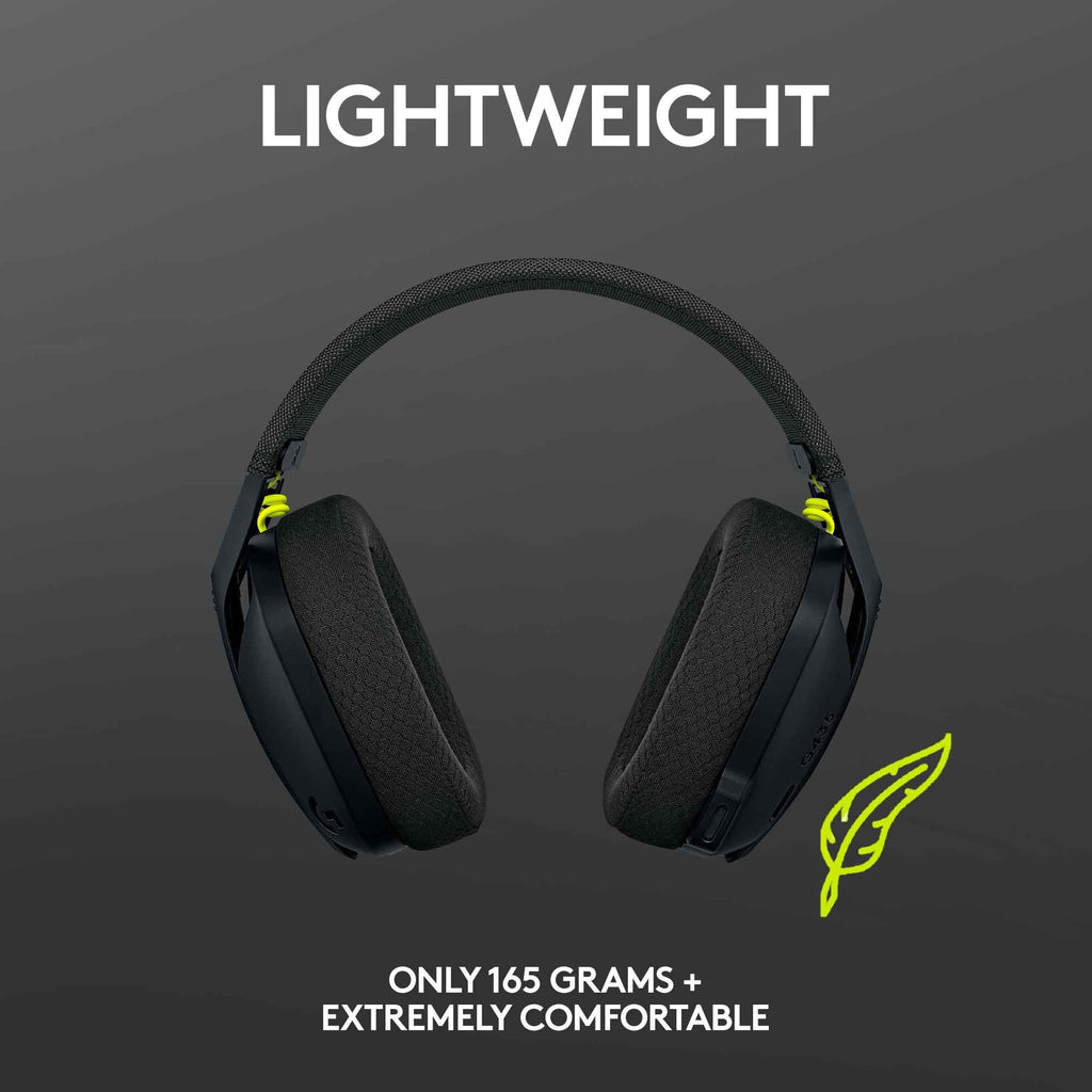 Logitech G435 LIGHTSPEED Wireless Gaming Headset (Black)