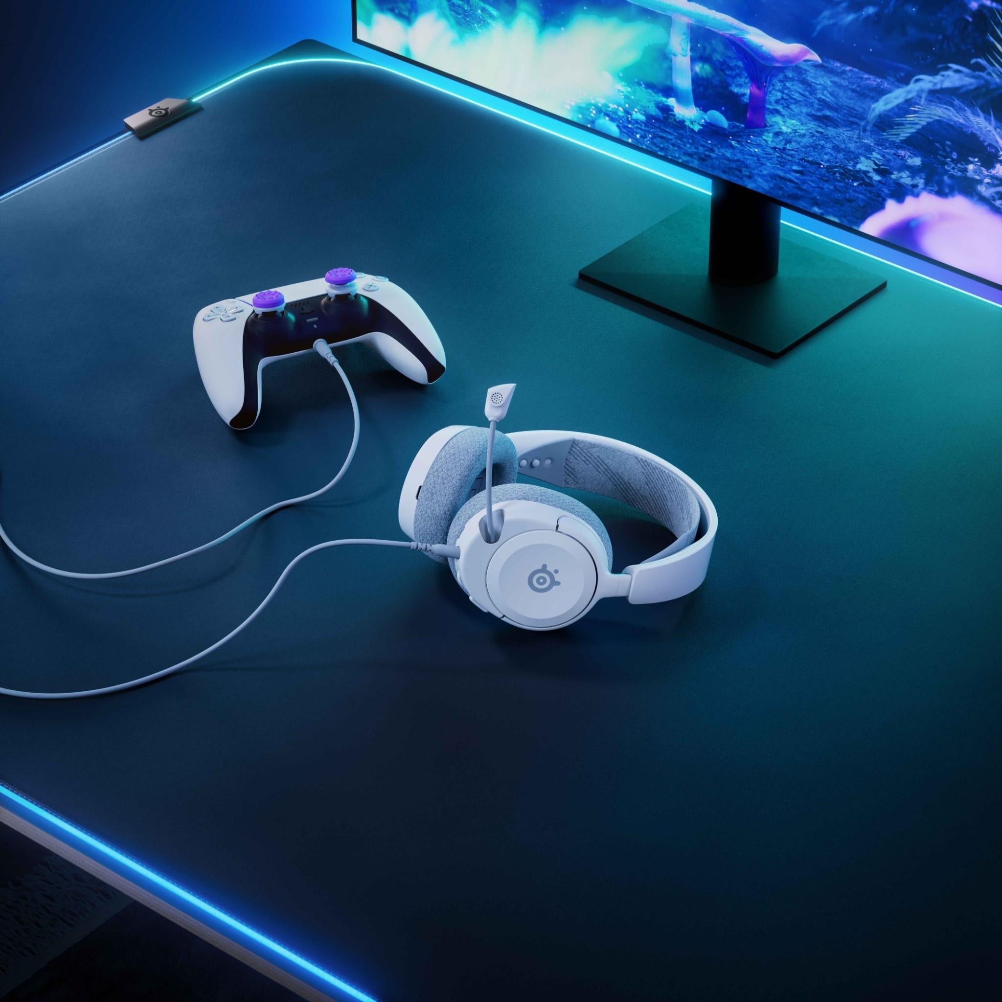 SteelSeries Arctis Nova 1P Gaming Headset (White)