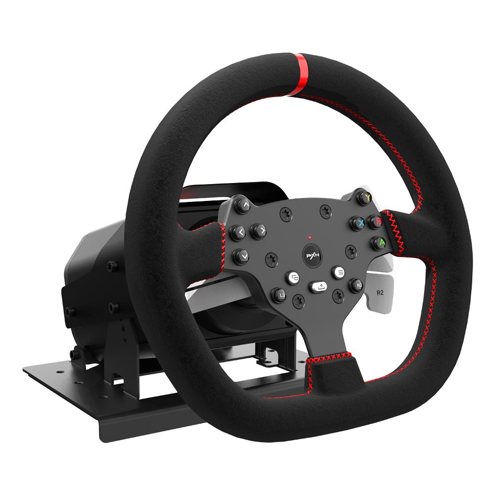 PXN V10 Premium Force Feedback 3-in-1 Steering Wheel Bundle