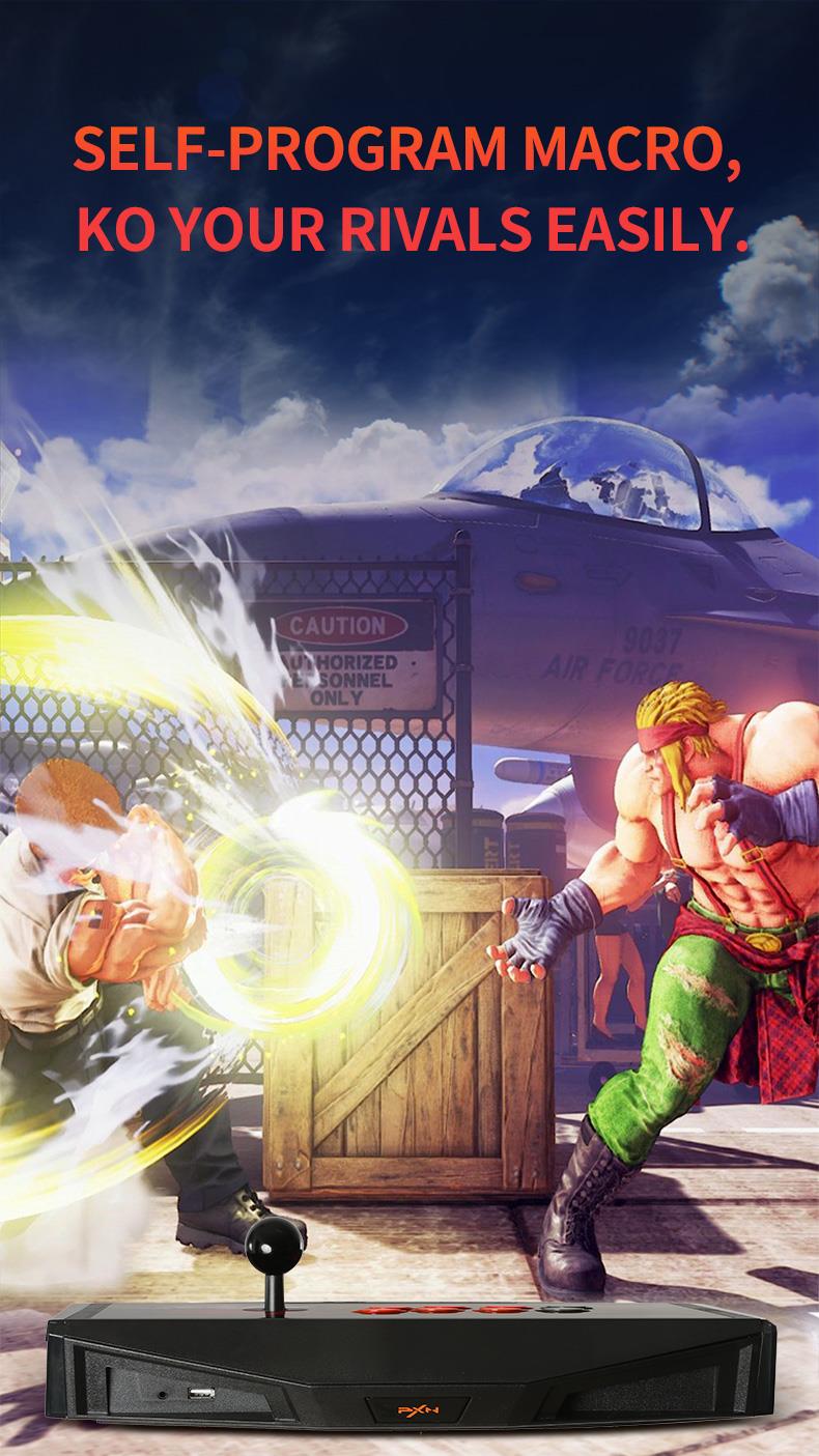 PXN X9 Premium Arcade Fighting Stick with Sanwa Buttons