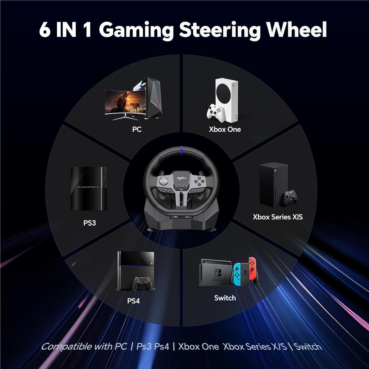 PXN V9 Gen2 Premium Steering Wheel