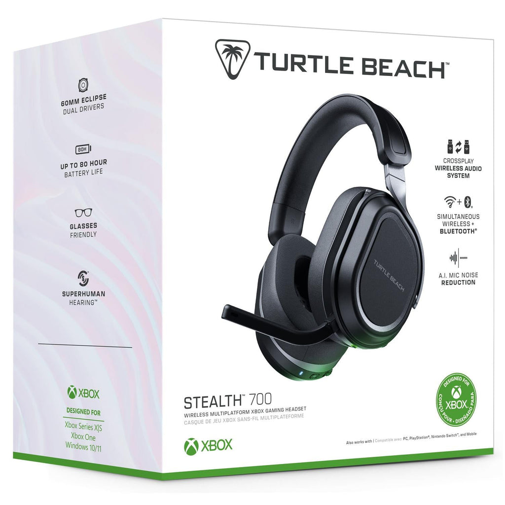 Turtle Beach Stealth 700 Wireless Multiplatform Amplified Gaming Headset for Xbox Series X|S, Xbox One, PC, PS5, PS4, & Mobile