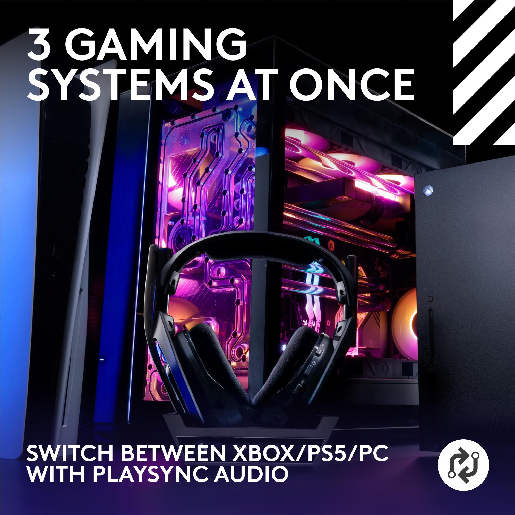 Logitech G Astro A50 LIGHTSPEED Wireless Gaming Headset + Base Station (Black)