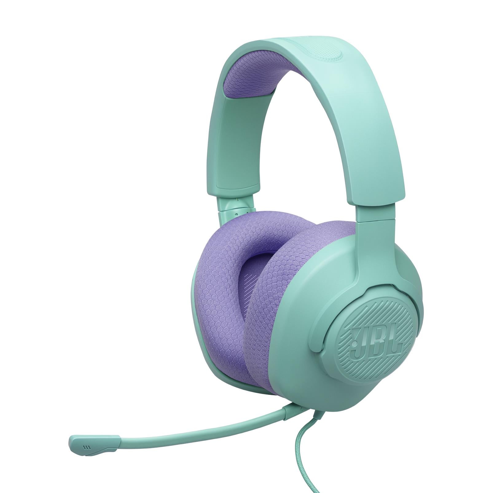 JBL Quantum 100M2 Over-Ear Gaming Headset (Cyan)