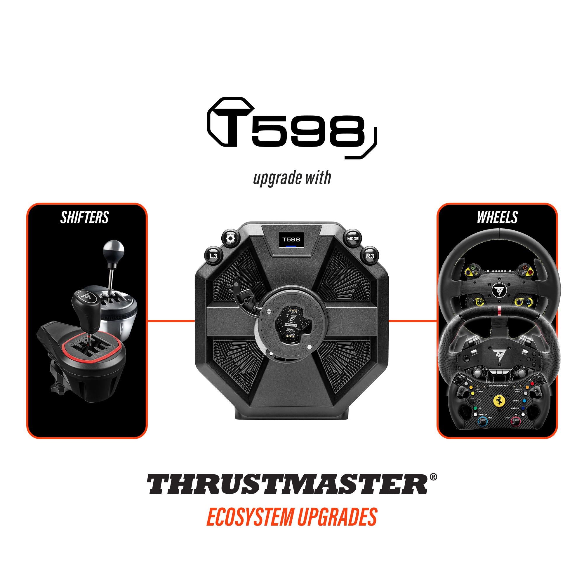 Thrustmaster T598 Direct Axial Drive Force Feedback Racing Wheel for PlayStation & PC
