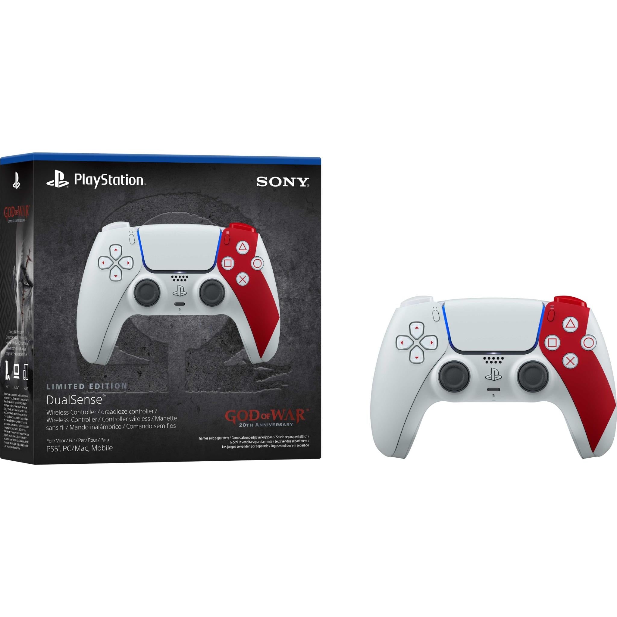 PS5 PlayStation 5 DualSense Wireless Controller - God of War 20th Anniversary Limited Edition